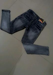 Gray Denim Jeans