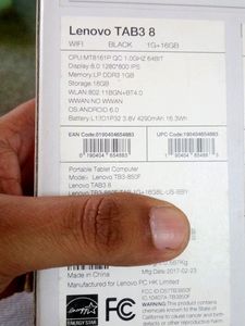 Lenovo TAB 8 Wifi Black 1G +16GB