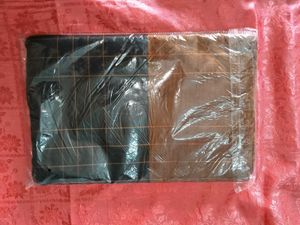 Handwoven Silk Plaid Fabric Saree -Black&amp;Mustard