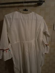 Zara White Kurti
