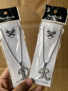 Initial Letter Pendant Necklace