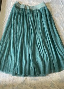Green Tulle Skirt
