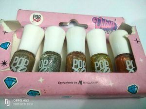 POPxo Vibin&#39; Mini Nail Kit - Glitter Polish