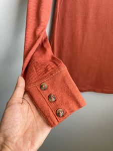 Terracotta Long Sleeve Top