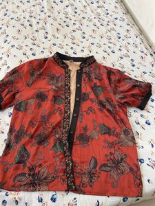 Floral Button-Up