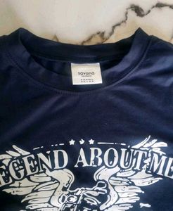 Savana Cool Graphic crop top