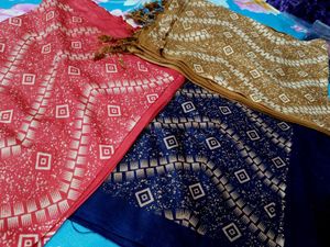 Patterned Scarves - Set of 3