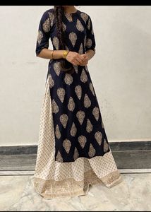 Elegant Printed Kurta Dress