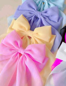 Cute Ribbon Bow Hair Clips - Set of 5