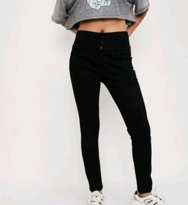 Black Jeans Three Buttons