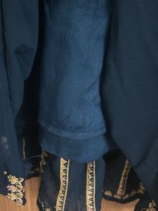 Elegant Embroidered Kurta Pallazo Set