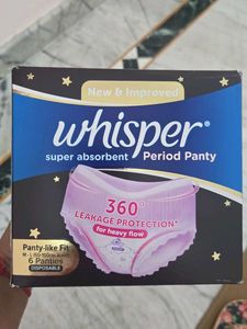 Whisper Super Absorbent Period Panty - Size M-L