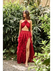 Nykka Ruffle Party Dress Beach Cocktail