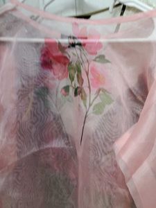 organza floral top.never used