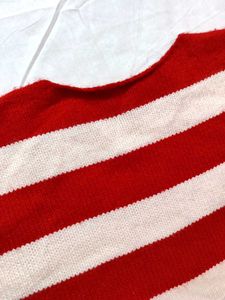 DROP PRICE SALE🎉 Red And White Cute Cardigan 🍒