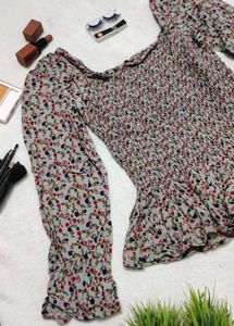 Girlish Flared Top
