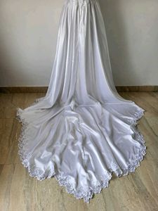 Vintage Satin Wedding Gown