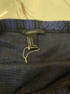 Patterned Mini Skirt