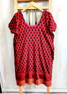 Silk Printed Kurti Size-42-44