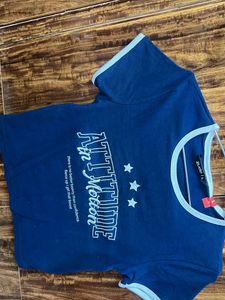 Blue Attitude Graphic Tee