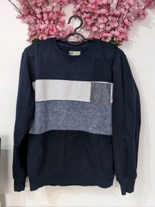 Blue Round Neck Sweater