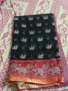 Black Elephant 🐘 Saree