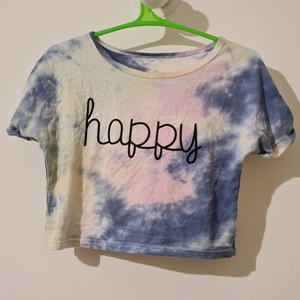 Cute Tie Dye Crop Top