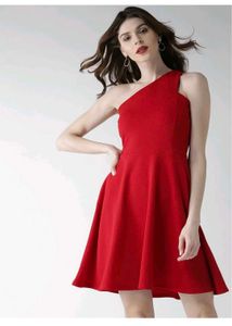 Western ❤️,red dress