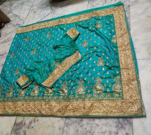 Party Wear Saree With Blouse