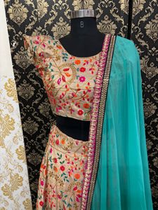 Elegant Embroidered Lehenga Choli Set