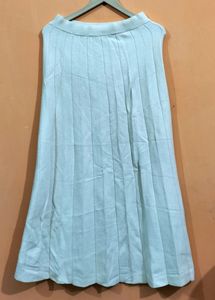 Woolen Pleated Skirt