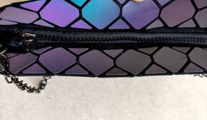 Multicolored Reflecting Sling Bag