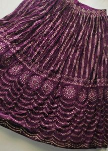 Elegant wine lehenga Choli