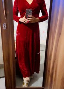 Velvet sylish gown