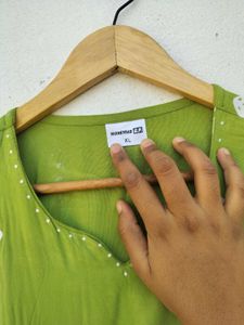 Green Kurta set