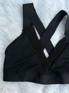 H&amp;M Black Active Bikini top