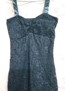 Chic Black Lace Top