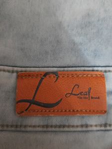 High-Waisted Button Jeans