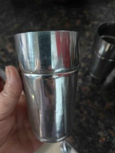Set Of Six Glasses Steel