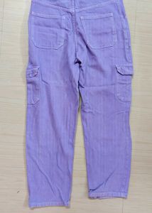 Trendy Purple Cargo Jeans (Pants)