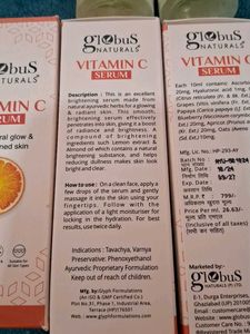 Face Serum By Globus Naturals Vitamin C