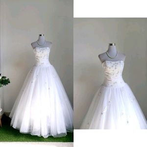 Super beautiful white gown