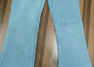 Blue Bootcut Jeans