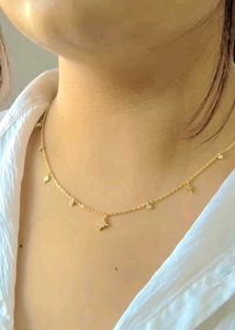 GIVA 925 Golden Constellation Necklace