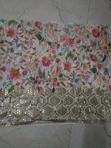 Floral Gota Pati Short Kaftan
