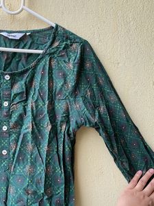 New 💗Green Printed Kurta