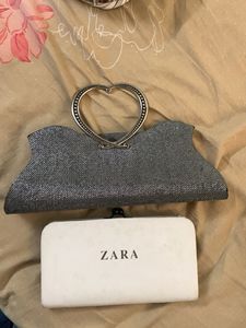Sparkly Silver Clutch