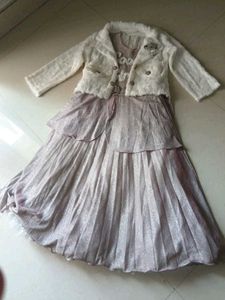 Girls' Party Dress & Shrug