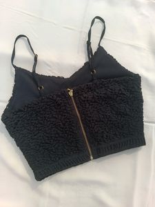 NUON black light taupe crop top (UNUSED)