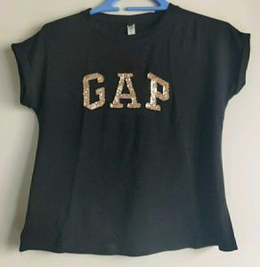 GAP Sequin Logo Tee